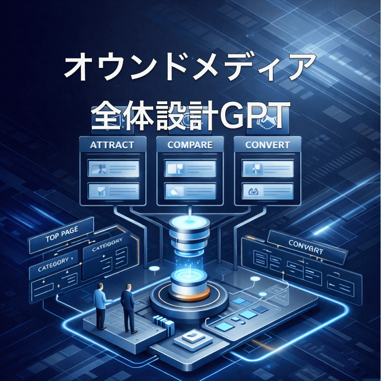 オウンドメディア全体設計GPT