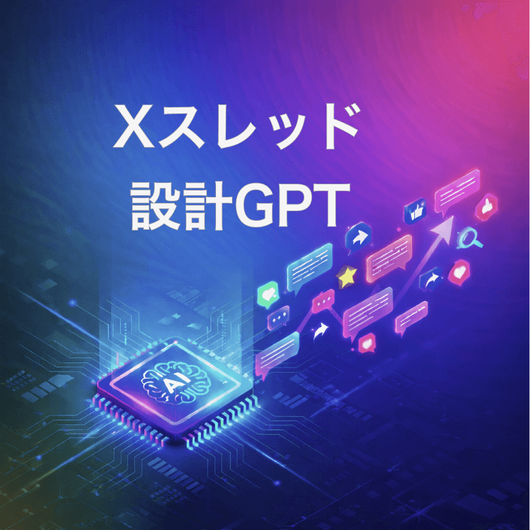 Xスレッド設計GPT