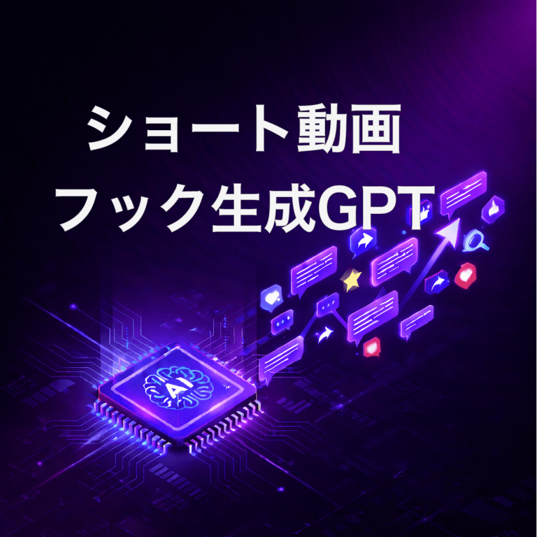 ショート動画フック生成GPT