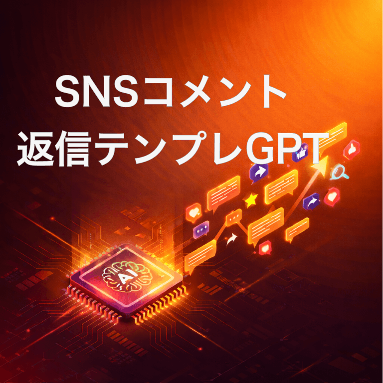 SNSコメント返信テンプレGPT
