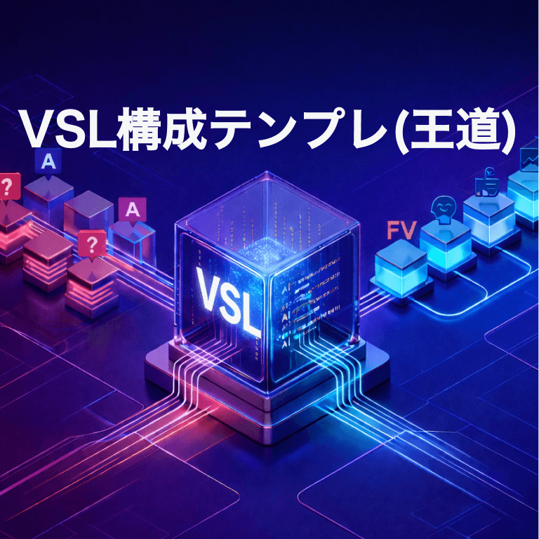 VSL構成テンプレ（王道）